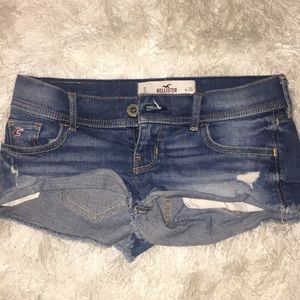 Hollister jean shorts